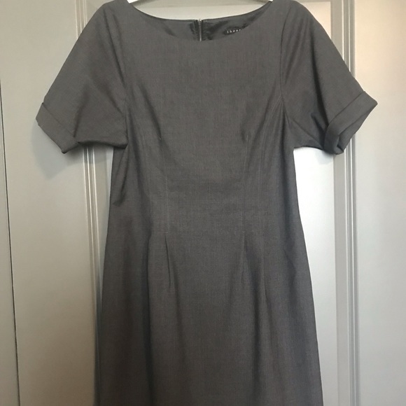 Theory Short Sleeved Wool Dress - Picture 2 of 5